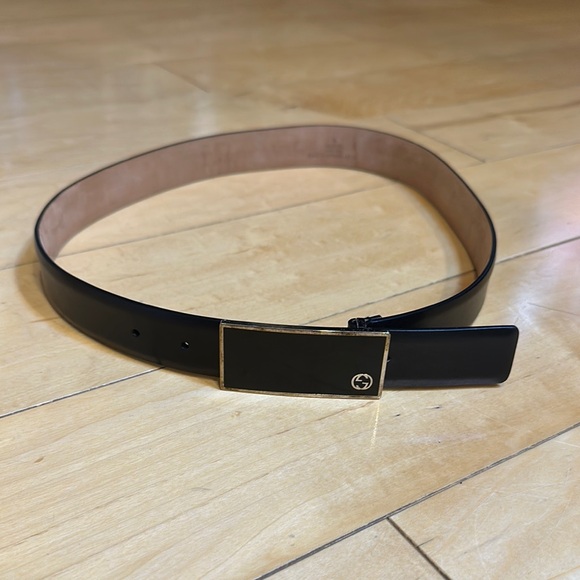 Gucci Black Leather Belt - Picture 1 of 5